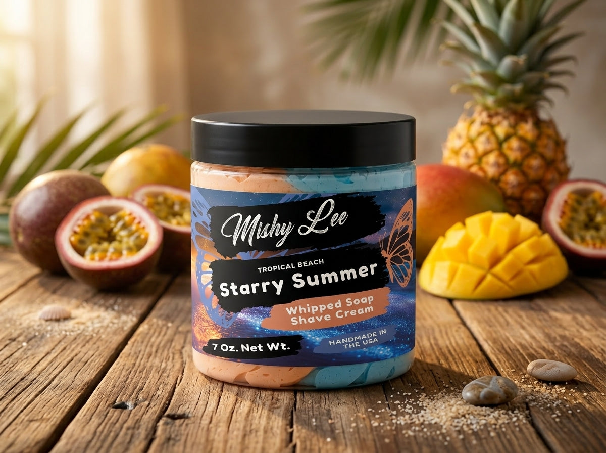 Starry Summer Whipped Soap and Shave Cream Mishy Lee Boutique