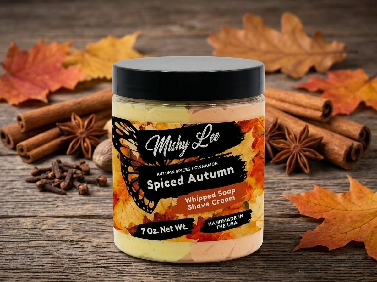 Spiced Autumn Whipped Soap and Shave Cream Mishy Lee Boutique