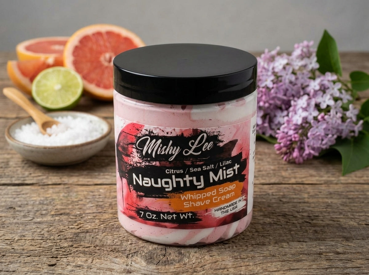 Naughty Mist Whipped Soap and Shave Cream Mishy Lee Boutique
