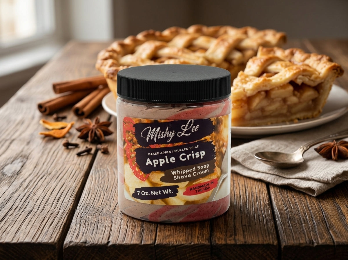 Apple Crisp Whipped Soap and Shave Cream Mishy Lee Boutique