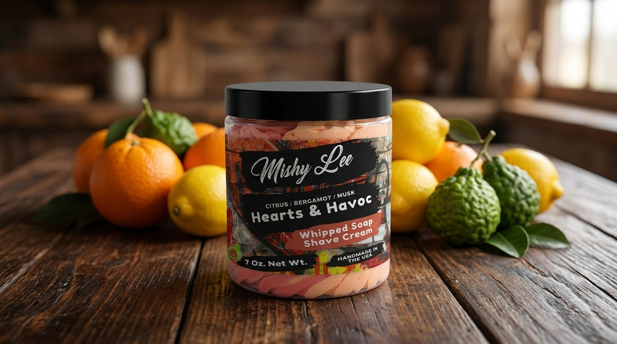 Hearts & Havoc Men's Whipped Soap and Shave Cream Mishy Lee Boutique