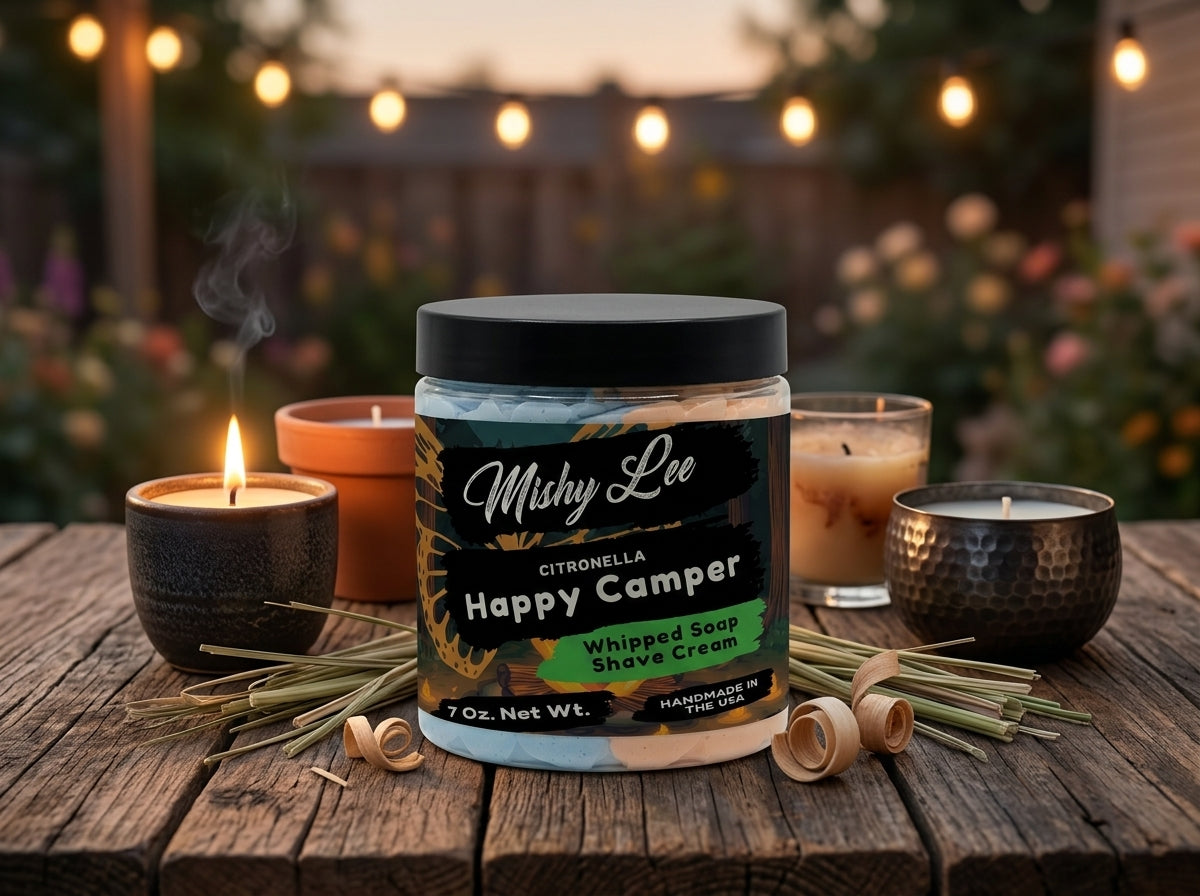 Happy Camper Whipped Soap and Shave Cream Mishy Lee Boutique