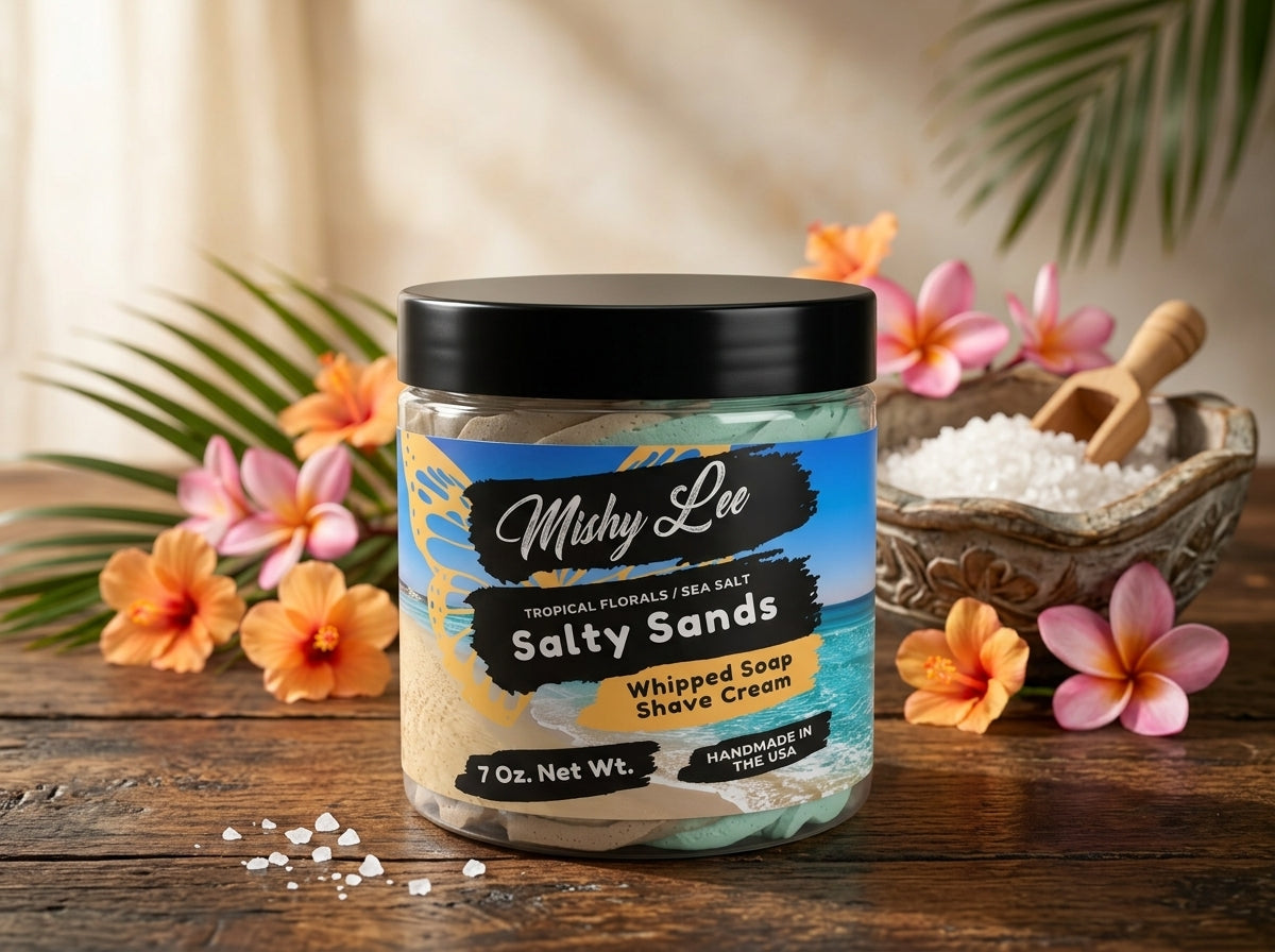 Salty Sands Whipped Soap and Shave Cream Mishy Lee Boutique