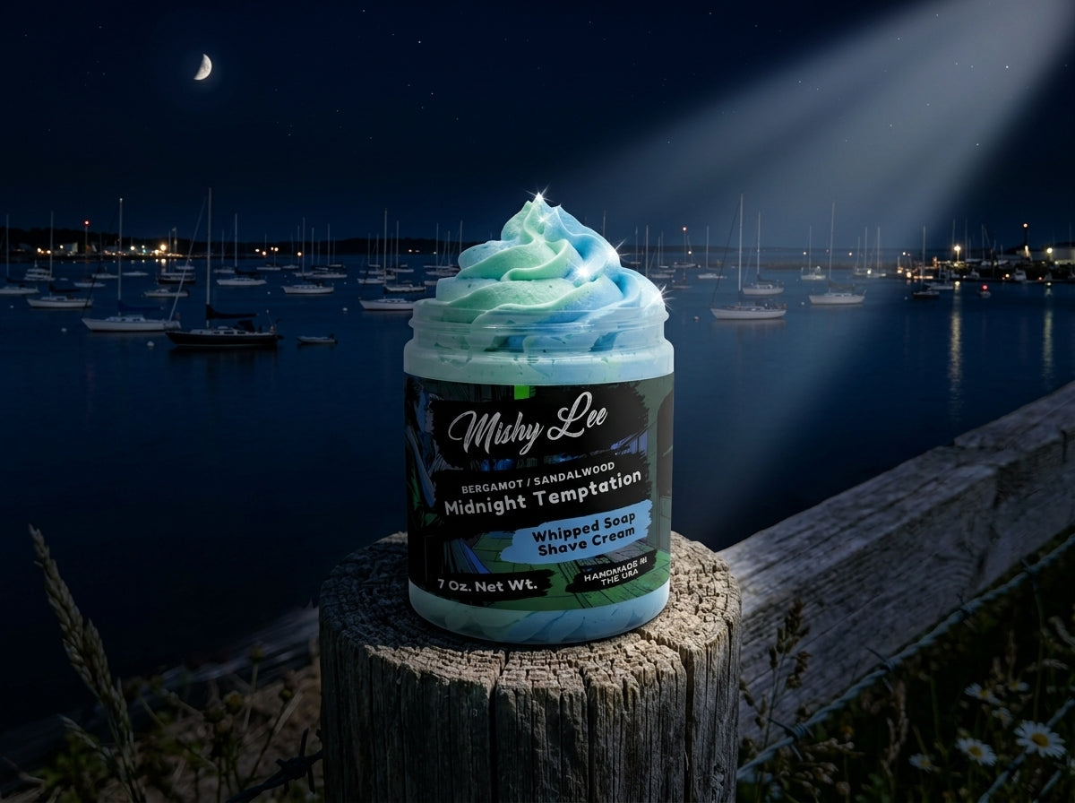 Midnight Temptation Men's Whipped Soap and Shave Cream Mishy Lee Boutique
