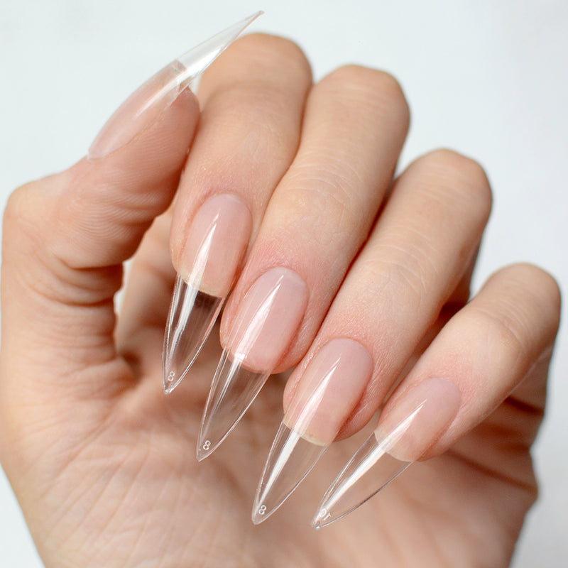 Easy Tips - Stiletto Medium Lunali Nail Supply