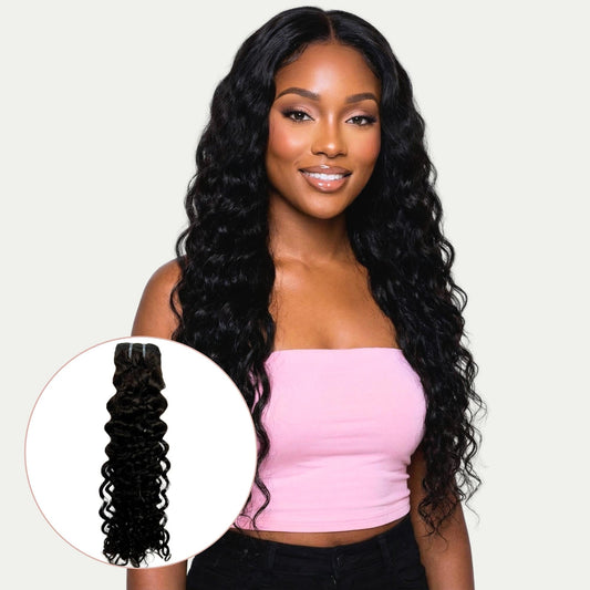 Spanish Wave 100% Human Hair Bundles Private Label