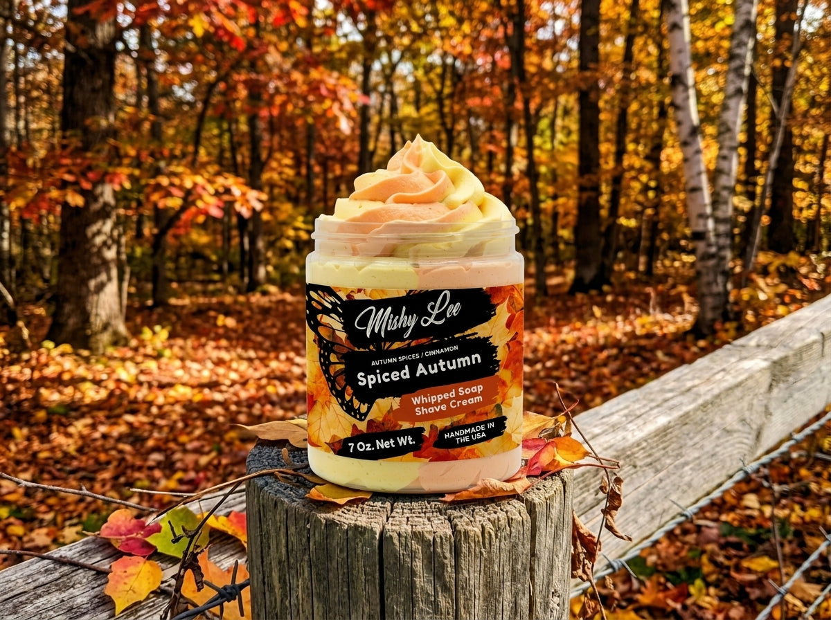 Spiced Autumn Whipped Soap and Shave Cream Mishy Lee Boutique