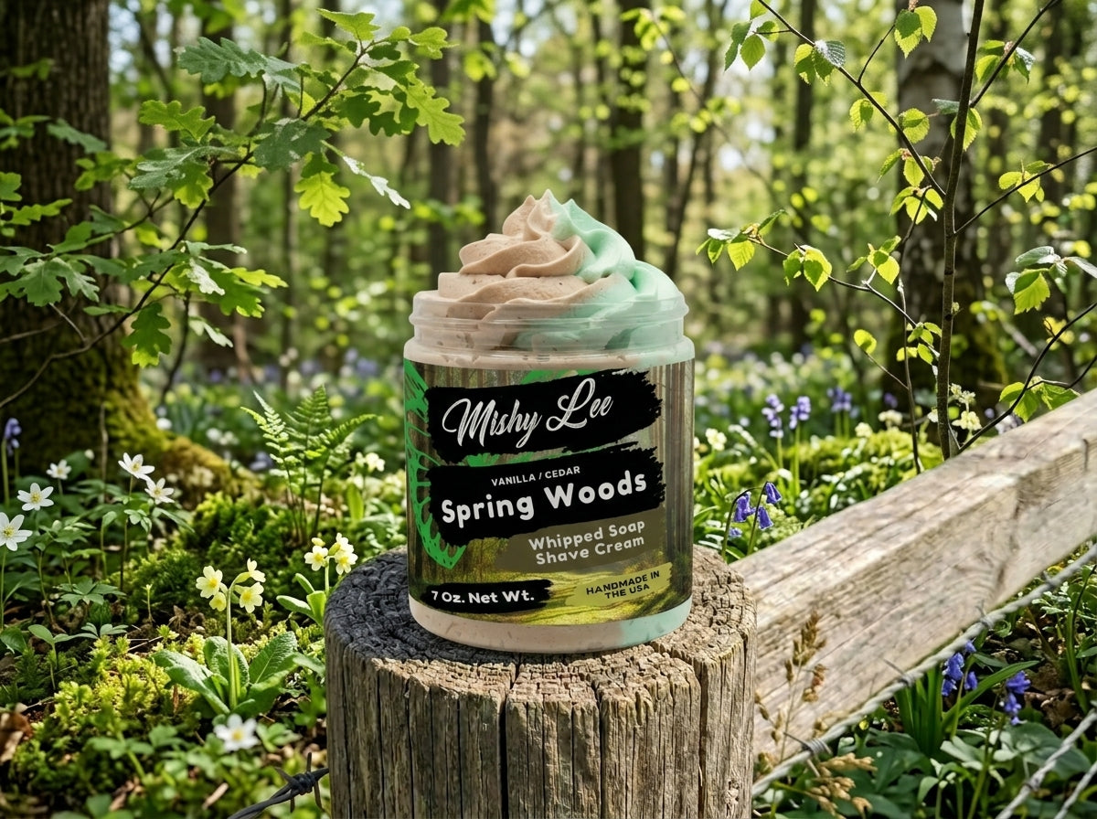 Spring Woods Whipped Soap and Shave Cream Mishy Lee Boutique