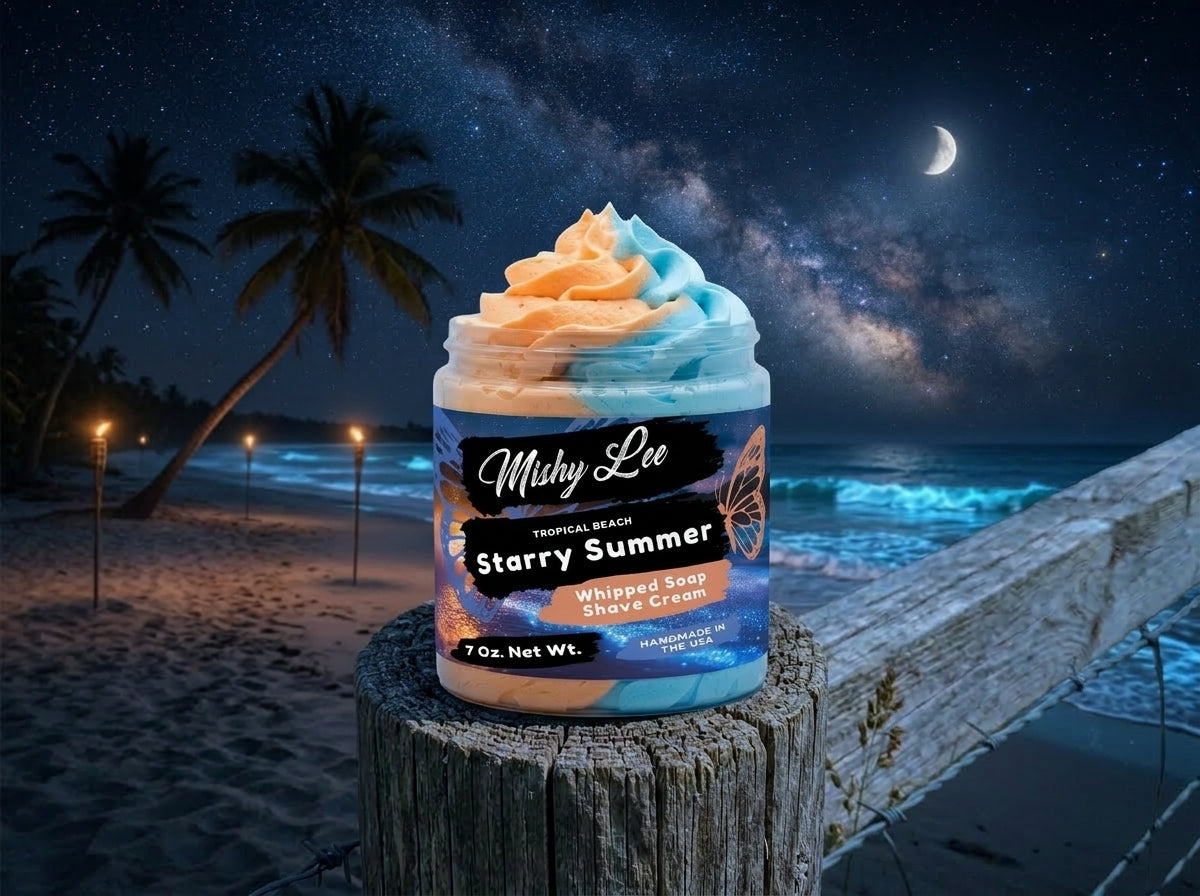 Starry Summer Whipped Soap and Shave Cream Mishy Lee Boutique