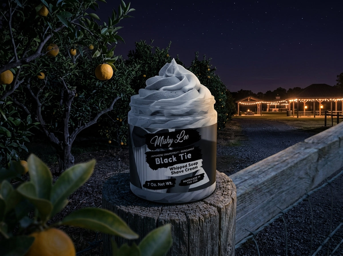 Black Tie Men's Whipped Soap and Shave Cream Mishy Lee Boutique