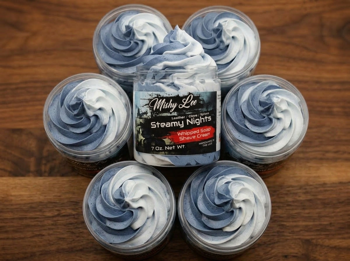 Steamy Nights Men's Whipped Soap and Shave Cream Mishy Lee Boutique