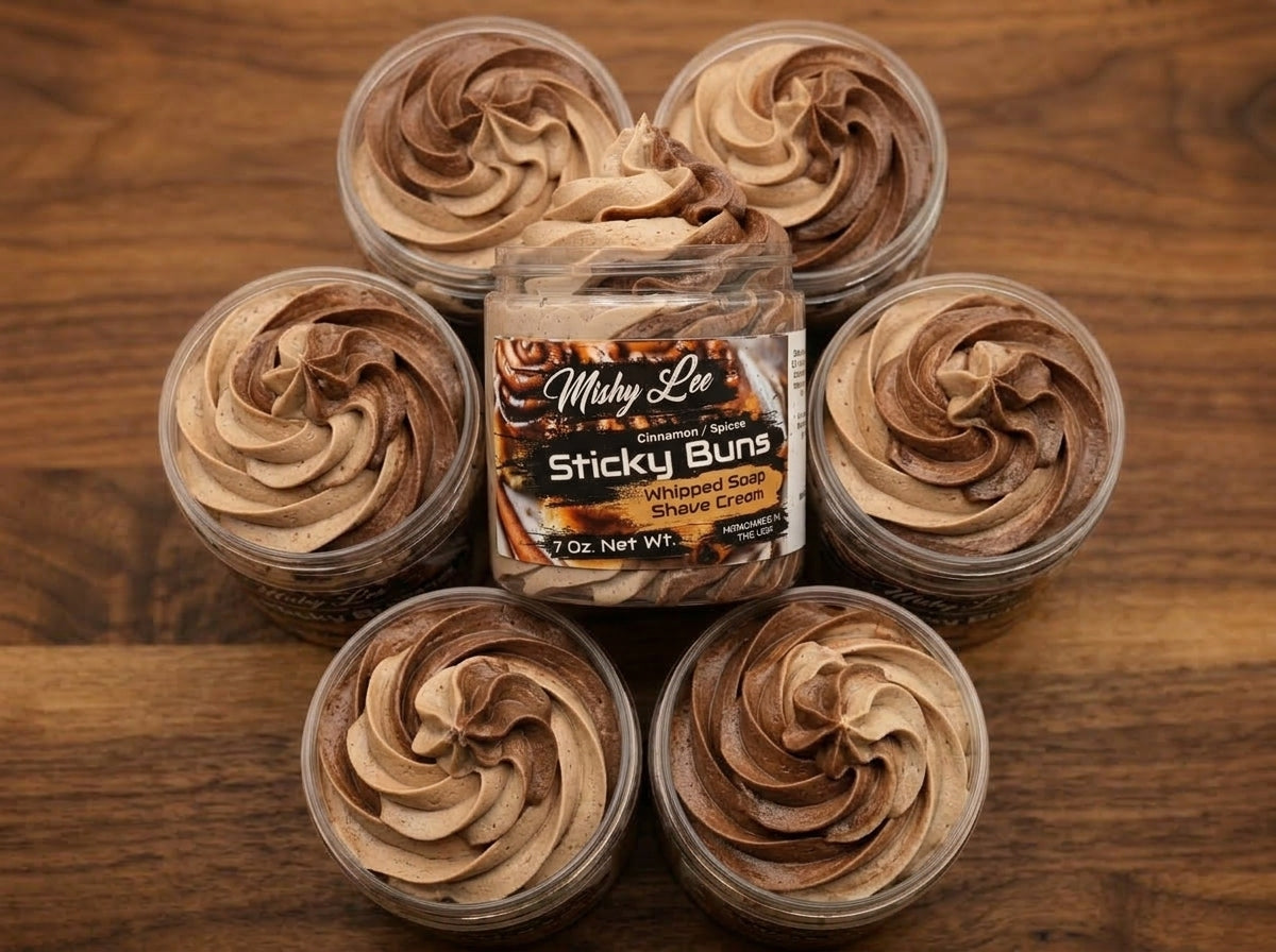 Sticky Buns Whipped Soap and Shave Cream Mishy Lee Boutique