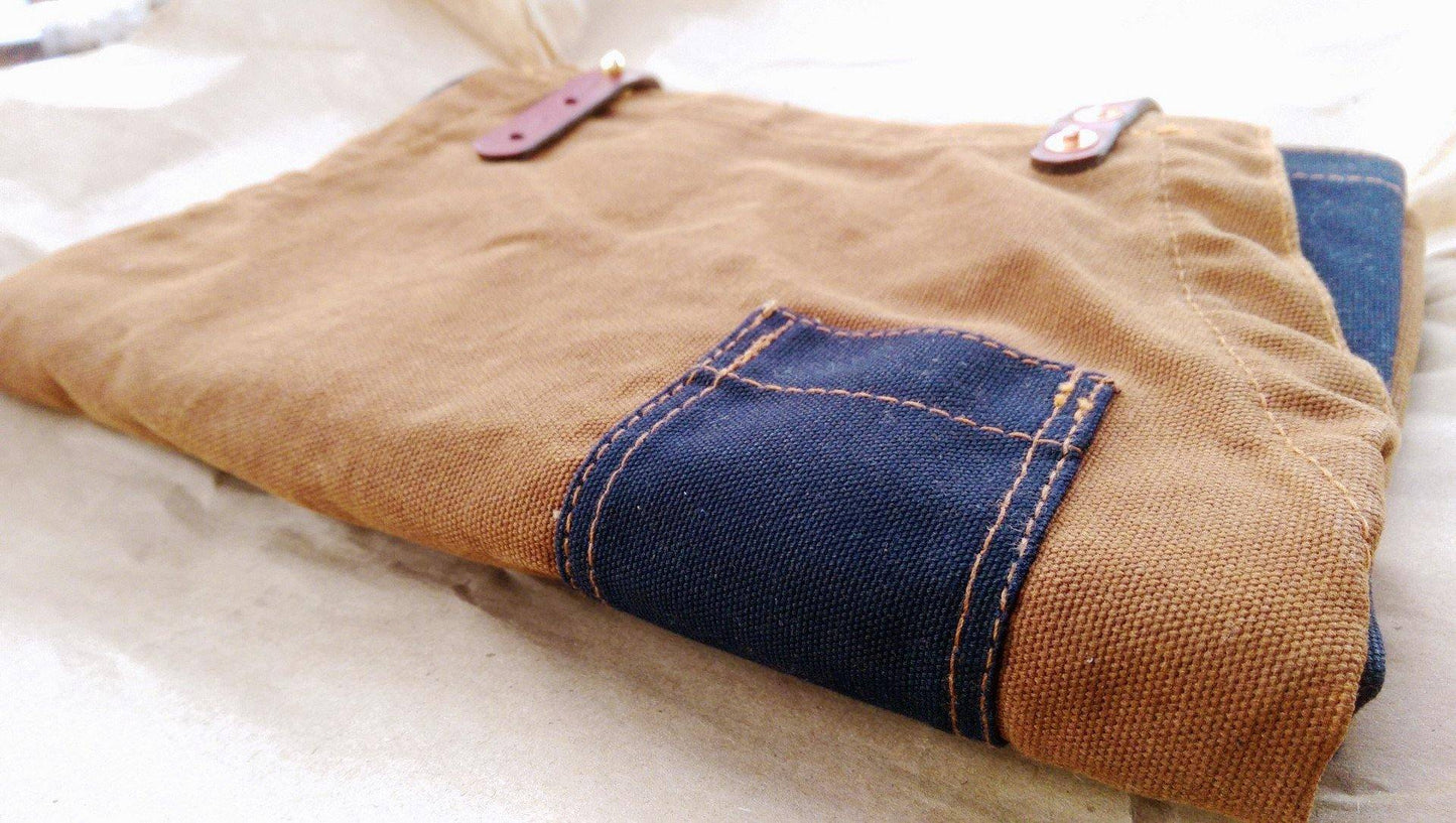 The Charles Waxed Canvas Apron Sturdy Brothers