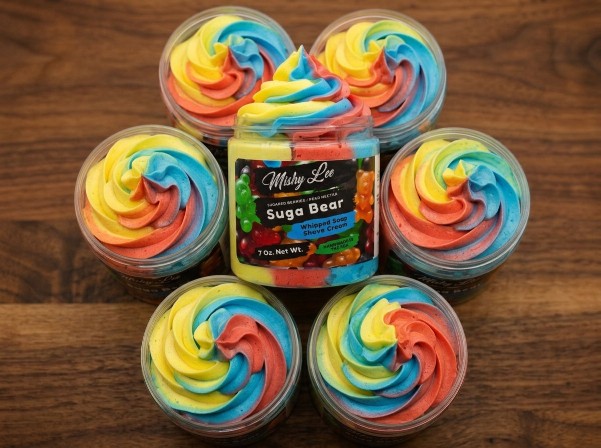 Suga Bear Whipped Soap and Shave Cream Mishy Lee Boutique