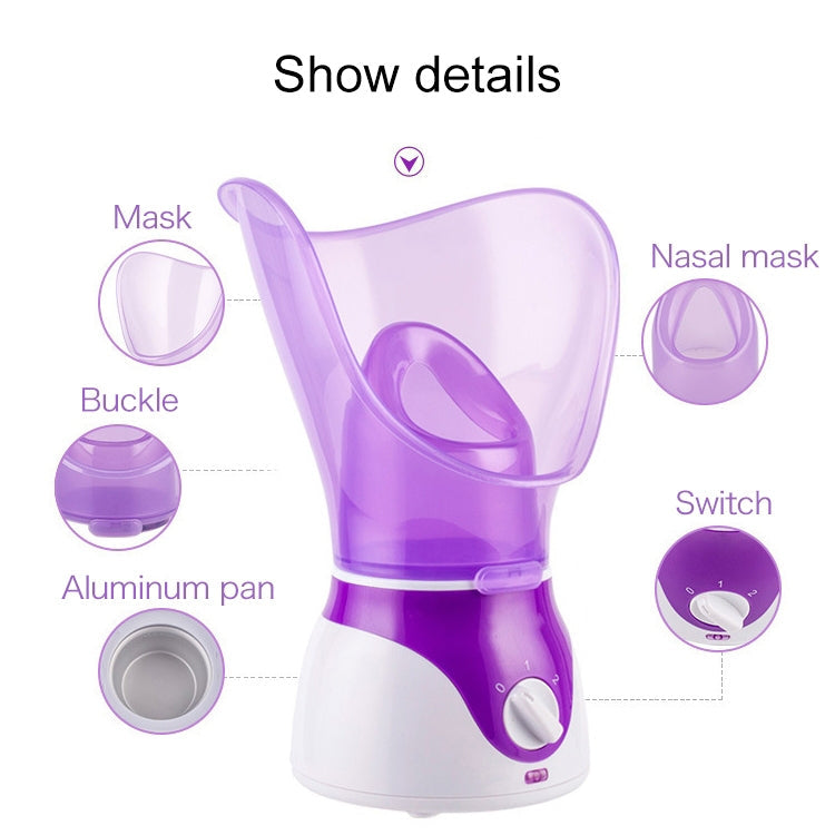 Deep Cleaning Facial Cleaner Beauty Face Steaming Device Facial Steamer Machine Facial Thermal Sprayer Skin Care Tool Automatic Alcohol Sprayer(US Plug) Salrog (Powered by Solnuance)