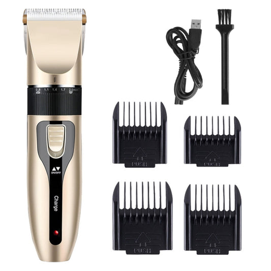 Puppy Shaver Pet Electric Shaver Cat Haircutter Set, Color: Yellow Standard