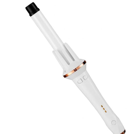 Automatic Curling Iron With Bi-Directional Rotating Ceramic Glaze Coating Hair Care, Plug: EU Plug White Salrog (Powered by Solnuance)