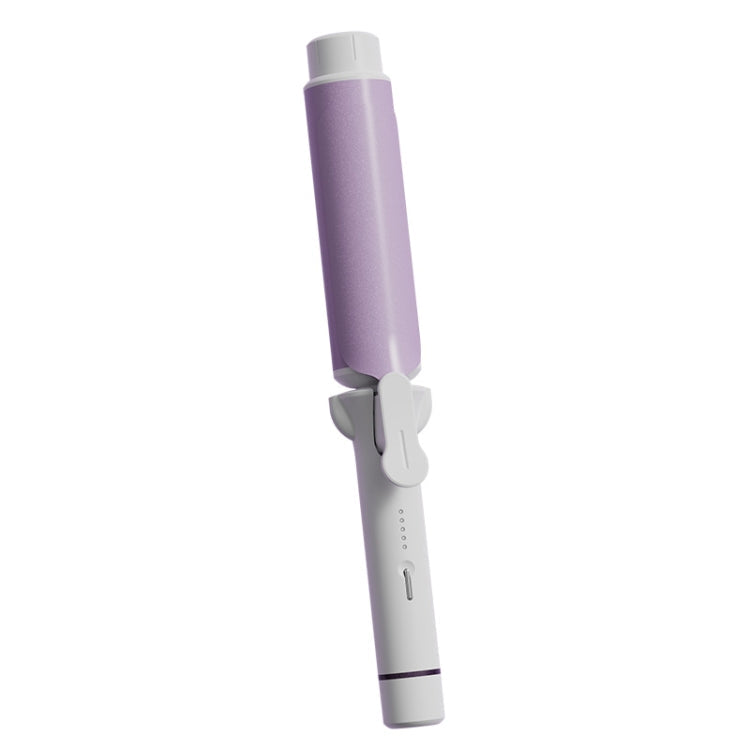 40mm Hair Curler Big Wave Negative Ion Essential Oil Coated Curling Iron,CN Plug(Taro Purple) Salrog (Powered by Solnuance)