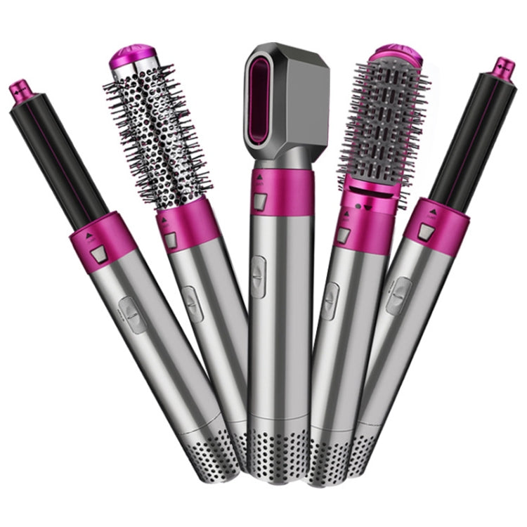 5 In 1 Hot Air Comb Automatic Curling Iron Square Model Hair Styling Comb Curling And Straightening, Plug: AU Plug Salrog (Powered by Solnuance)