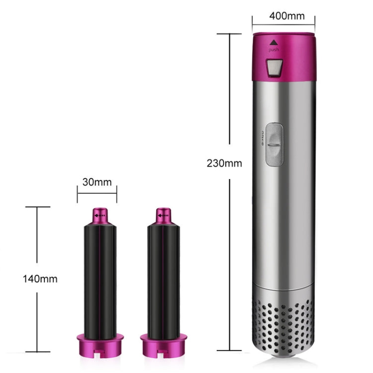 5 In 1 Hot Air Comb Automatic Curling Iron Square Model Hair Styling Comb Curling And Straightening, Plug: AU Plug Salrog (Powered by Solnuance)