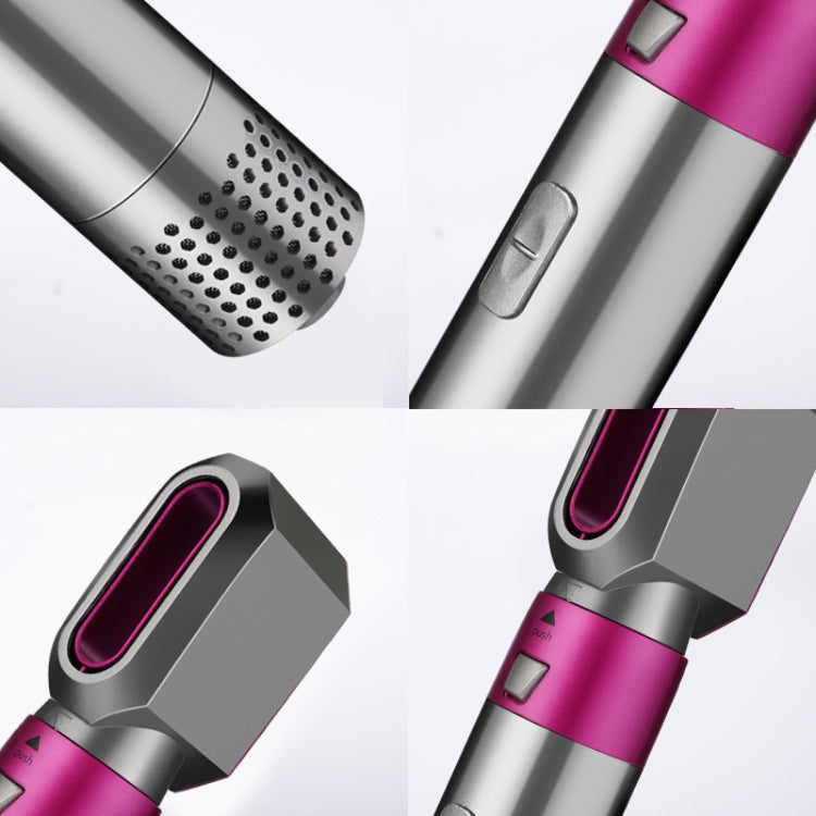5 In 1 Hot Air Comb Automatic Curling Iron Square Model Hair Styling Comb Curling And Straightening, Plug: AU Plug Salrog (Powered by Solnuance)