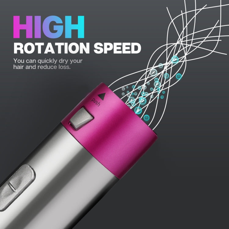 5 In 1 Hot Air Comb Automatic Curling Iron Square Model Hair Styling Comb Curling And Straightening, Plug: AU Plug Salrog (Powered by Solnuance)
