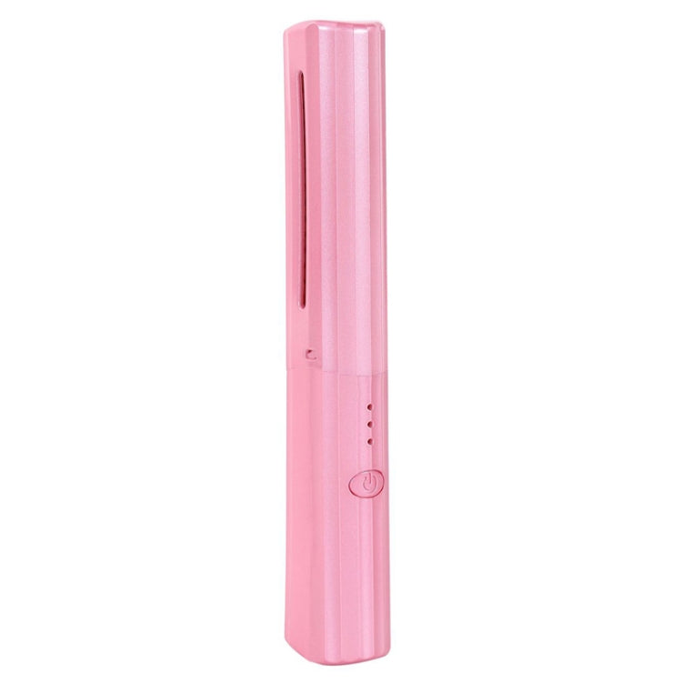 2 In 1 Portable USB Rechargeable Hair Curler Dual Usage Hair Straightening Comb(Pink) Salrog (Powered by Solnuance)