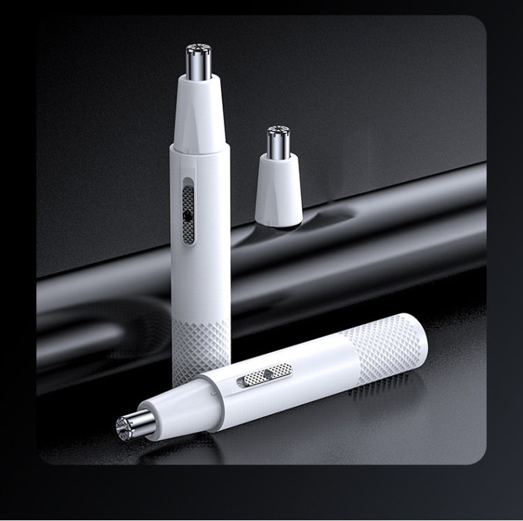 Electric Nose Hair Clipper Rechargeable Washable Portable Travel  Trimmer(White) Salrog (Powered by Solnuance)