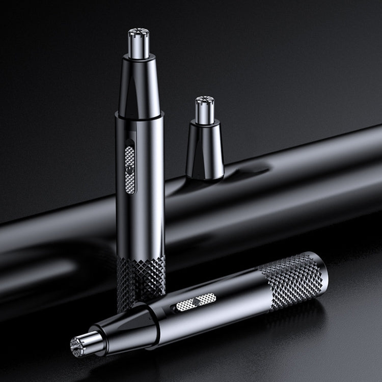 Electric Nose Hair Clipper Rechargeable Washable Portable Travel  Trimmer(Black) Salrog (Powered by Solnuance)