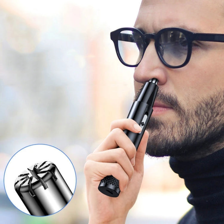 Electric Nose Hair Clipper Rechargeable Washable Portable Travel  Trimmer(Blue) Salrog (Powered by Solnuance)