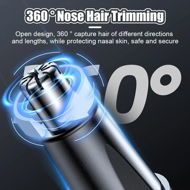 Electric Nose Hair Clipper Rechargeable Washable Portable Travel  Trimmer(Blue) Salrog (Powered by Solnuance)