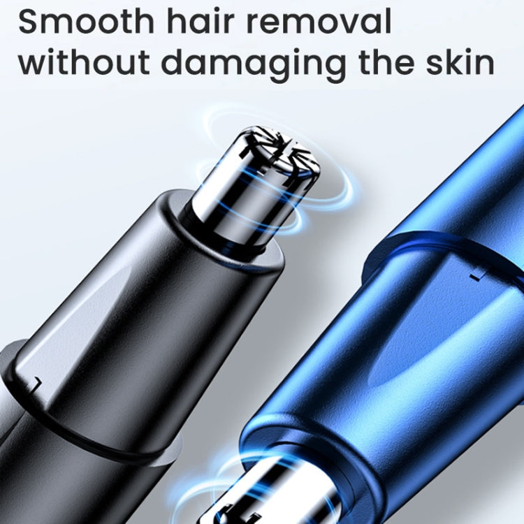Electric Nose Hair Clipper Rechargeable Washable Portable Travel  Trimmer(Blue) Salrog (Powered by Solnuance)
