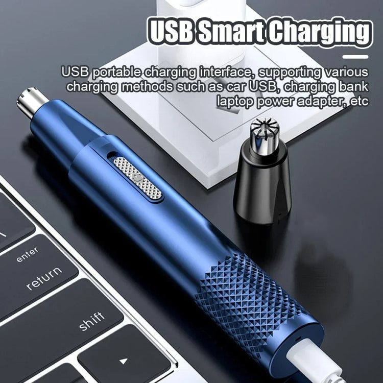 Electric Nose Hair Clipper Rechargeable Washable Portable Travel  Trimmer(Black) Salrog (Powered by Solnuance)
