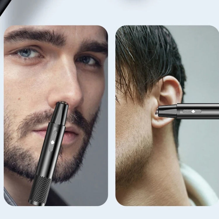 Electric Nose Hair Clipper Rechargeable Washable Portable Travel  Trimmer(Black) Salrog (Powered by Solnuance)