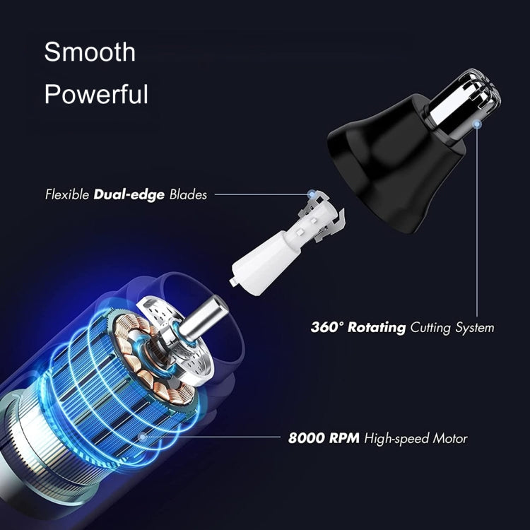 SPORTSMAN Men Electric Nose Hair Cutter, Size: USB Charging(Black) Salrog (Powered by Solnuance)