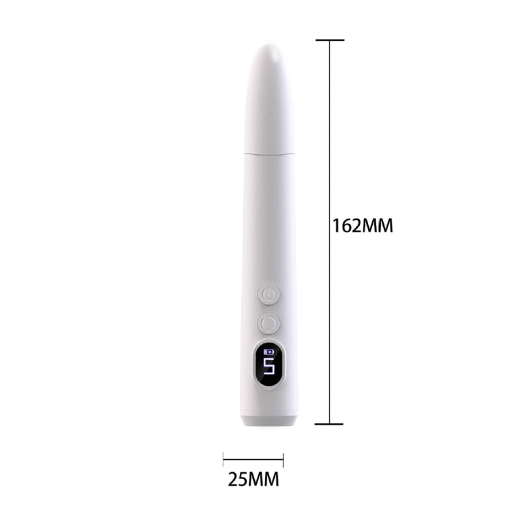 HX-10 LED Digital Display Multifunctional Nail Polisher Polishing and Exfoliating Manicure Tools(White) Salrog (Powered by Solnuance)