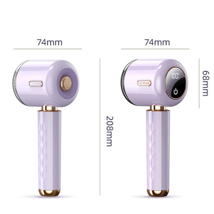 Electric Hair Ball Trimmer Household Hair Removal Ball Tool Shaver, Color: Digital-Purple