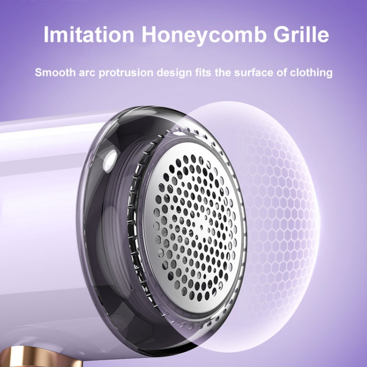 Electric Hair Ball Trimmer Household Hair Removal Ball Tool Shaver, Color: Digital-Purple