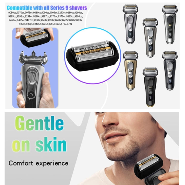 For Braun  Series 9 Electric Shaver Replacement Blade Gold Foil Style 92B Without Text