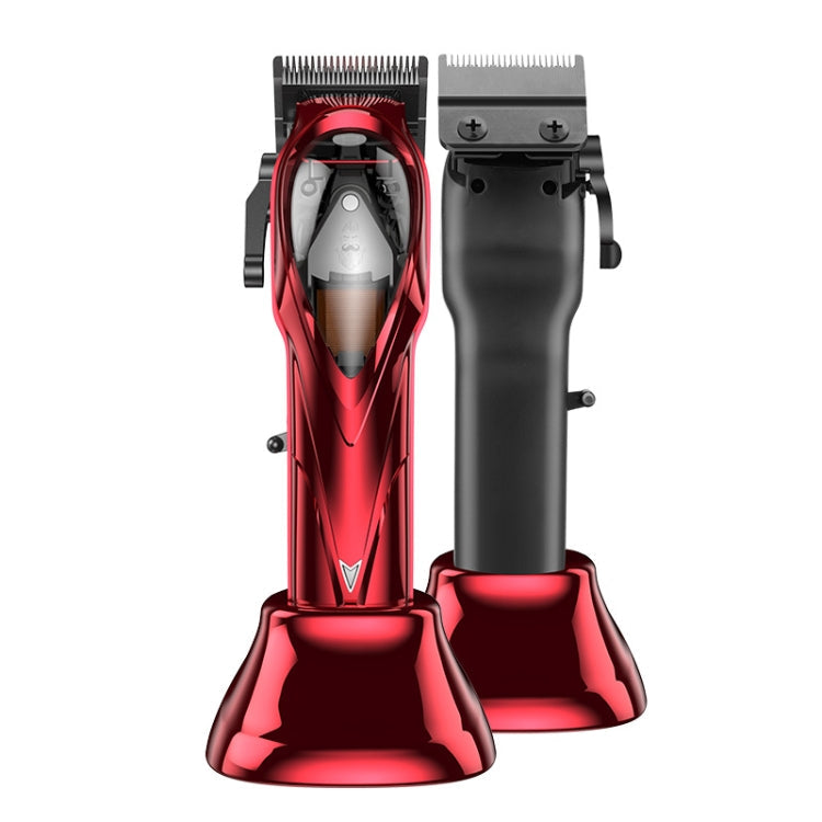 Rechargeable Magnetic Suspension High-speed Electric Hair Clipper(Red) Salrog (Powered by Solnuance)