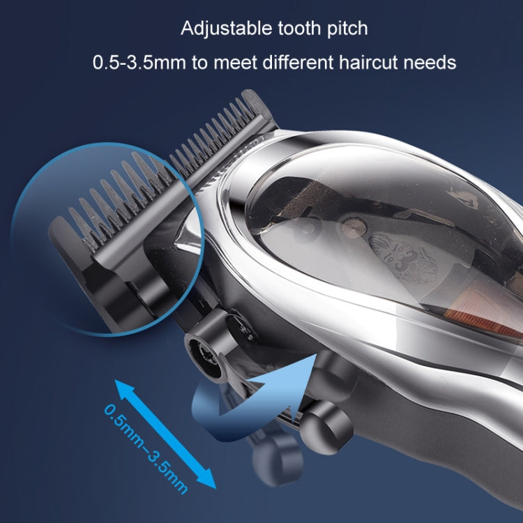 Rechargeable Magnetic Suspension High-speed Electric Hair Clipper(Silver) Salrog (Powered by Solnuance)
