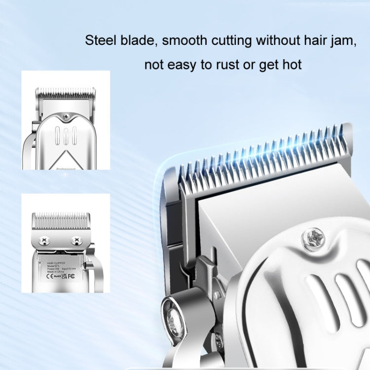 3pcs /Set Men Home Hair Salon High-power Hair Clipper(Gold) Salrog (Powered by Solnuance)