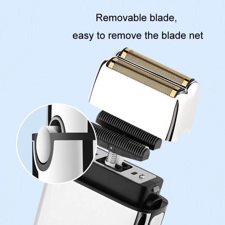 3pcs /Set Men Home Hair Salon High-power Hair Clipper(Gold) Salrog (Powered by Solnuance)