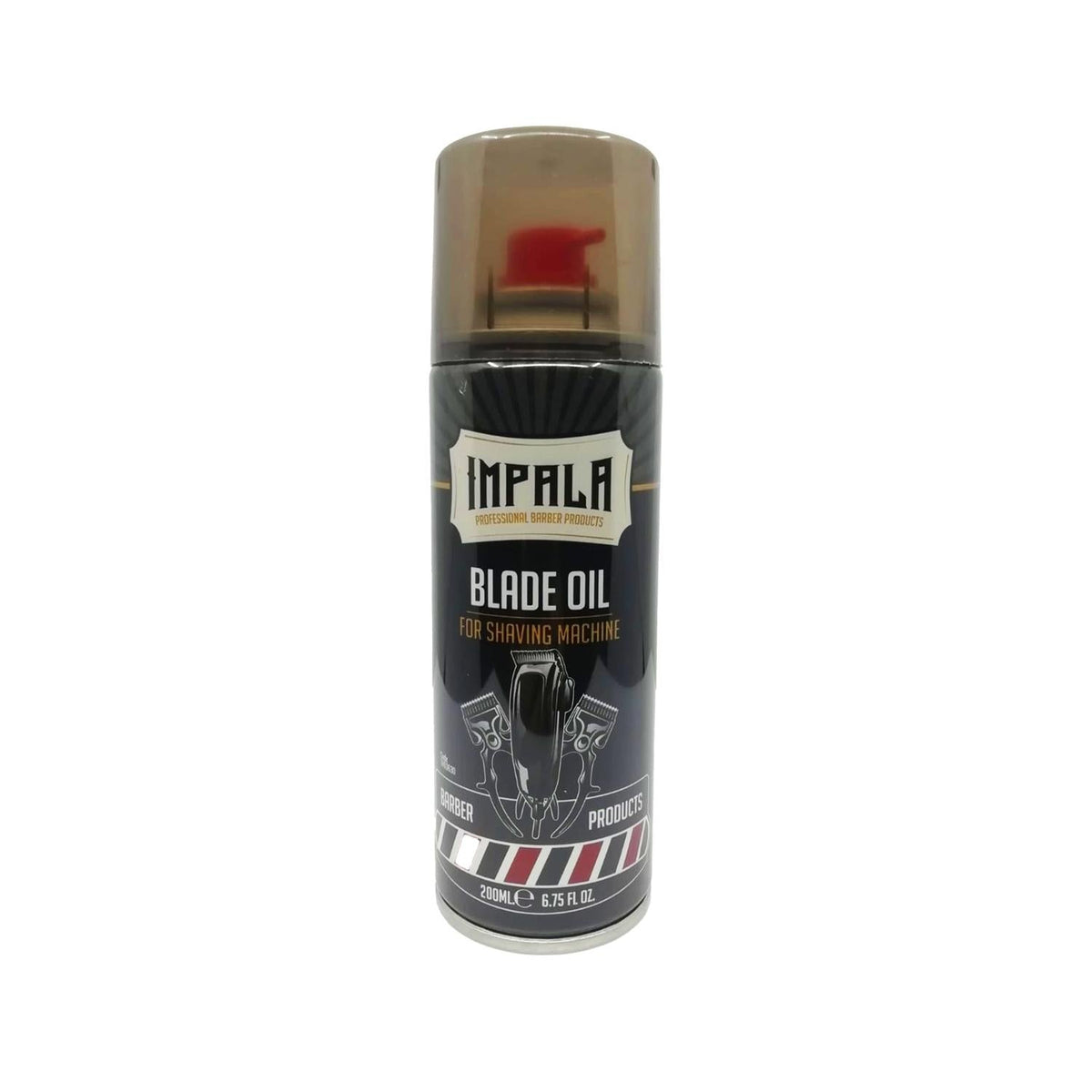 Impala Shaving Machine Oil 200ml - Professional Barber Supplies for Smooth Shaving Experience Beauty Care Bag