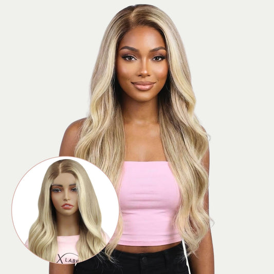 Raw Taylor Glueless 5x5 HD Lace Professionally Colored 100% Human Hair Closure Wig Private Label