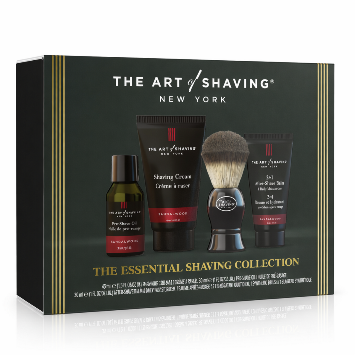 The Art of Shaving Essential Shaving Collection Sandalwood Nava Beauty