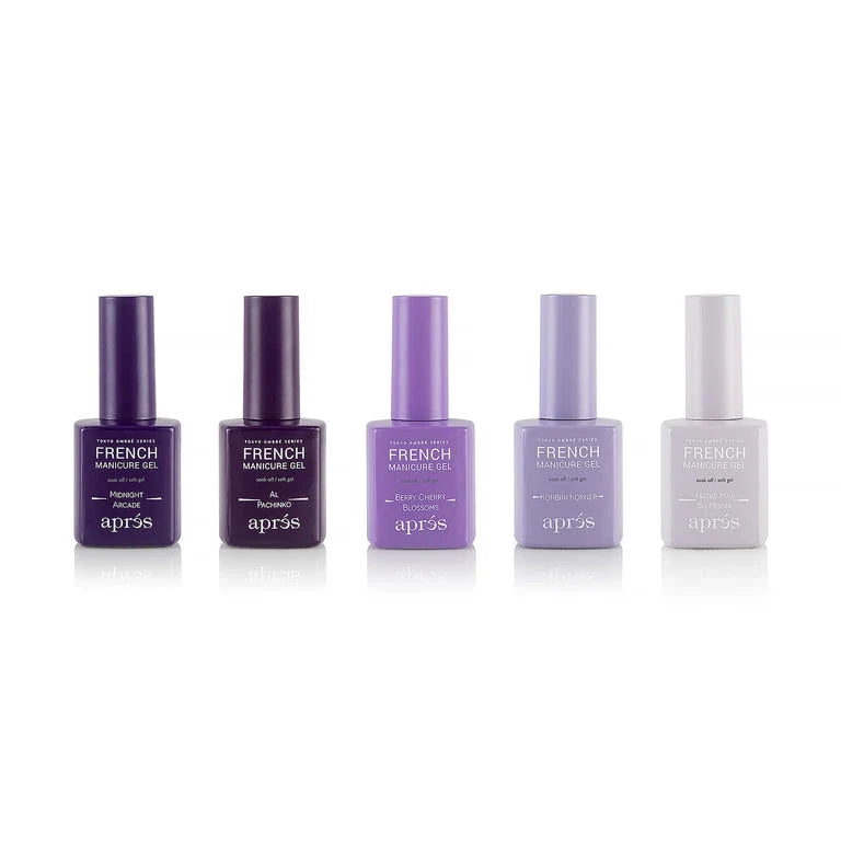 *French Manicure Gel Tokyo Ombré Set (5pc) Lunali Nail Supply
