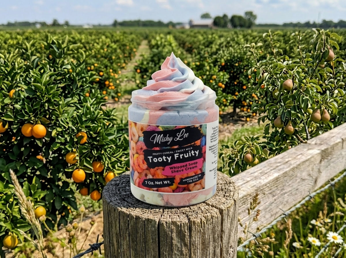 Tooty Fruity Whipped Soap and Shave Cream Mishy Lee Boutique