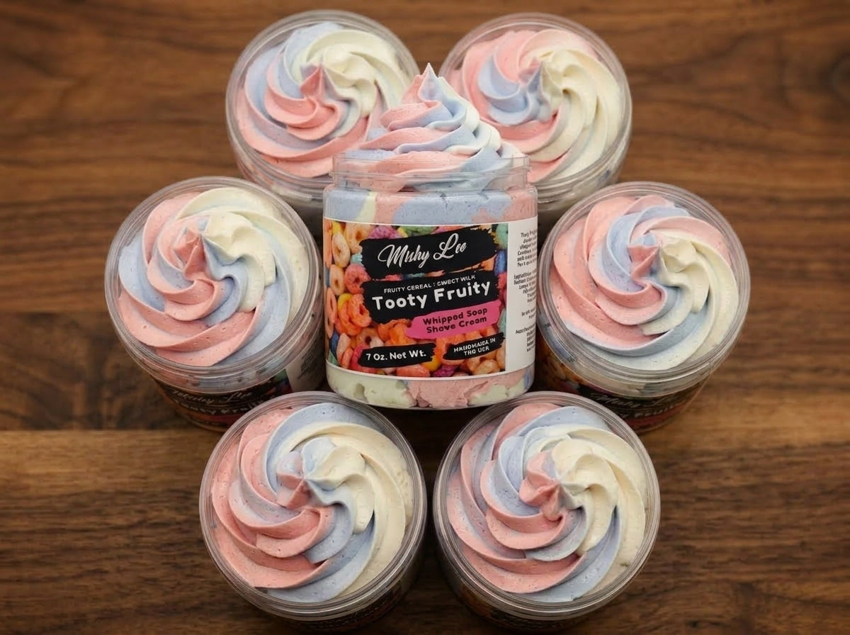 Tooty Fruity Whipped Soap and Shave Cream Mishy Lee Boutique