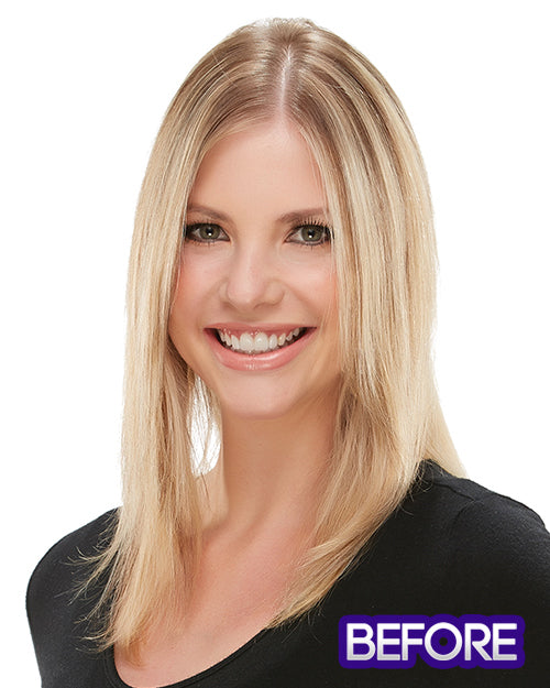 Top Smart 12 inch | Lace Front & Monofilament Synthetic Hair Topper by Jon Renau